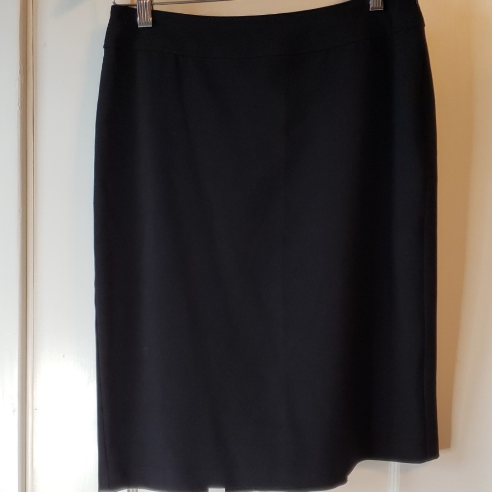 Sunny Leigh black "Deco Diva" dress skirt size 8P